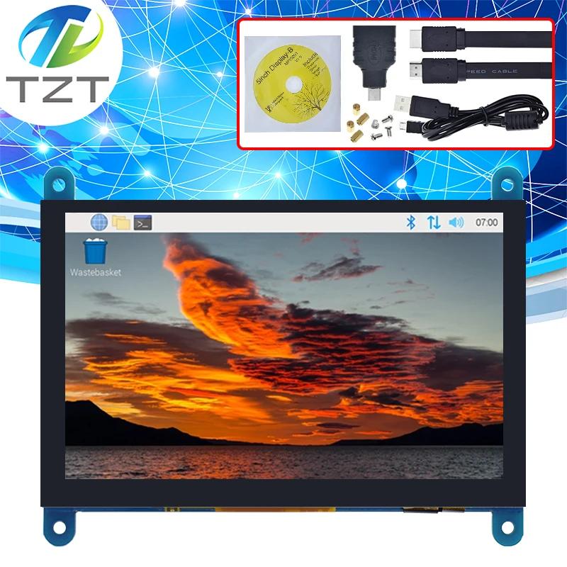 TZT ޴  HDMI 800x480  ġ ũ LCD ÷,   4 3B +/ PC/ٳ /ESP32 , 5 ġ